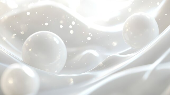 Creating a luminous white abstract background digital art artistic space minimalist approach conceptual design