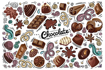 chocolate seamless pattern