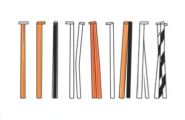 set of pencils