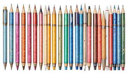 Obraz premium Visual impact studio photography of writing instruments