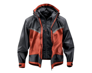 Waterproof and windproof hiking jacket with breathable fabric, ideal for outdoor adventures. Features stylish design with vibrant colors and functional pockets