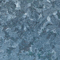 Frost patterns on glass as a background