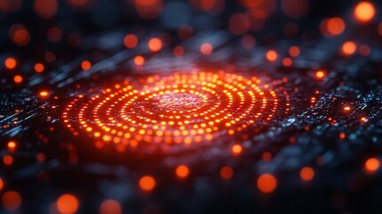 Futuristic 2fa authentication login with cybersecurity fingerprint, secure online connection, and professional trading financial electronic banking banner design