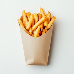 Fries in a paper