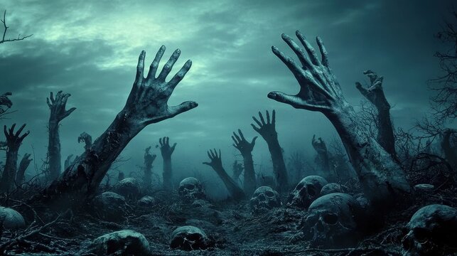 An atmospheric depiction of Halloween's supernatural elements.