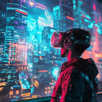 human watching on the borad 