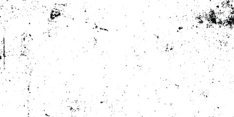 Grunge texture white and black scratches and stains, overlay texture composed of irregular graphic elements and various black grunge effects, The grunge surface is covered with scratches.