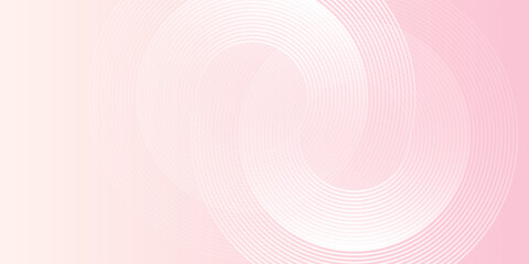 Modern banner background  pastel colorful  pink and yellow gradations. Circle effect abstract art