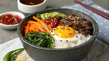 Korean Bibimbap Bowl