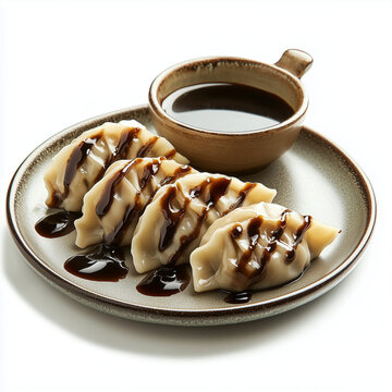 Flavorful Taiwanese Street Food Bawan Ba Wan Meatball with Steamed Starch
cup of coffee with cookies and chocolate