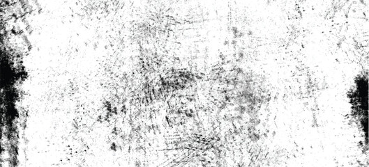 Black and white grungy scratch abstract background. Grungy frame. Vertical vector illustration
