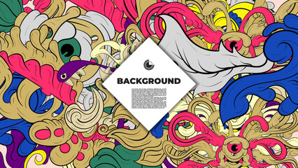 Fototapeta premium Bright Abstract Background Patterns with Sample Text for Websites, Landing Pages, Social Media Stories, and Print Design – Professional Stock Images