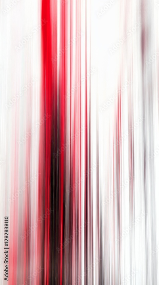 Leinwandbilder vertical blurred red and white lines on an abstract background, expressing motion and energy. modern
