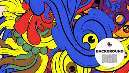 Obraz premium Bright Abstract Background Patterns with Sample Text for Websites, Landing Pages, Social Media Stories, and Print Design – Professional Stock Images