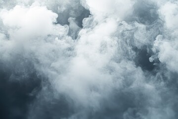Obraz premium Authentic dry ice smoke clouds ideal for compositing Just insert and adjust the blending mode to screen or add