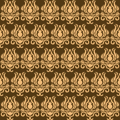 Luxury Damask Pattern – Elegant Ornate Design for High-End Interiors and Fashion Indulge in timeless sophistication with this exquisite damask pattern, meticulously crafted