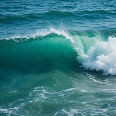 Fototapeta premium wave breaking on the shore