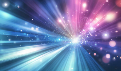 Obraz premium Vibrant abstract background with glowing light beams and rays