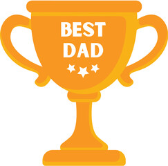 Happy Father's Day Celebration Illustration for Dad