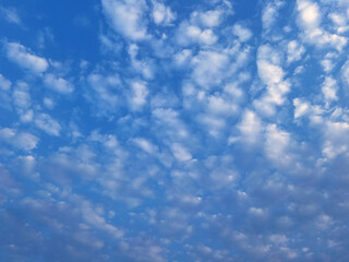 blue sky with clouds