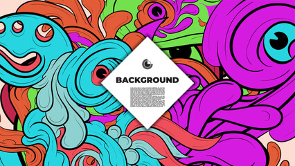 Vibrant Abstract Pattern Collection with Placeholder Text for Web Design, Landing Pages, Social Media, and Print Templates – High-Quality Stock Graphics