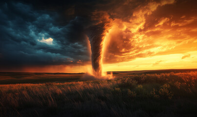 Powerful Tornado Approaching a Busy Town with Destructive Winds
Intense Tornado Ripping Through the Sky Near a Bustling Town
sunrise in the mountains