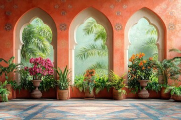 Tranquil Interior With Warm Tones