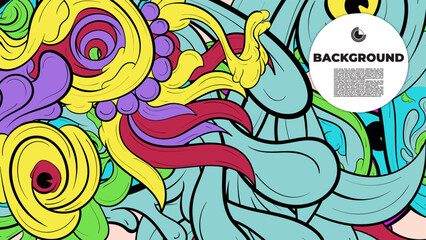 Vibrant Abstract Pattern Collection with Placeholder Text for Web Design, Landing Pages, Social Media, and Print Templates – High-Quality Stock Graphics