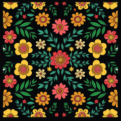 seamless floral background