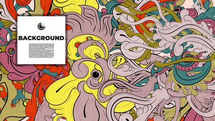 Dynamic vector wallpaper with colorful fractal patterns and layouts, perfect for your poster, banner, and fabric print needs.