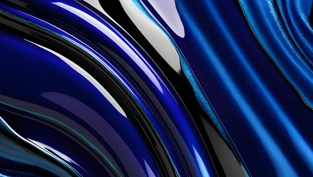 deep enamel surface with rich sapphire and royal blue gradients for luxury inspired design projects
