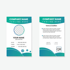 corporate identity card minimalistic