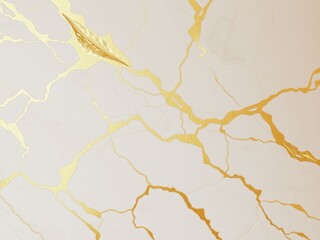Obraz premium Gold Veined White Marble Texture