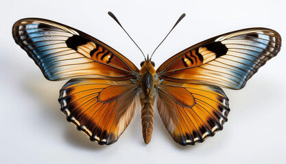 Fototapeta premium Blue and Orange Butterfly