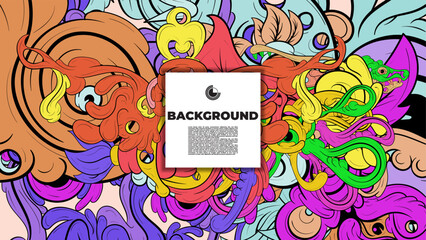 Stunning vector art featuring colorful abstract patterns and fractal shapes, perfect for creating eye-catching designs for posters, banners, and fabric.