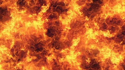 Obraz premium close-up of the flames, Fiery background, copy space for text 