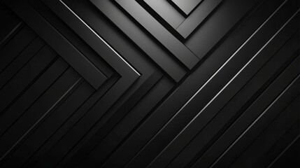 Obraz premium Abstract black background with intricate lines, a modern and minimalist design