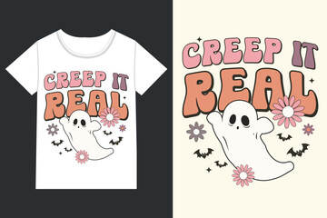Creep it real Halloween retro eps, Halloween eps file, 
Halloween
eps, Retro Halloween, Spooky, Pumpkin, Witchy, Ghost, Cute
Halloween eps, Cute Ghost, Boo, Pastel