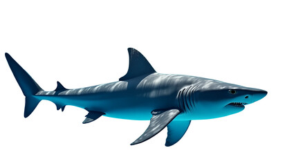 Obraz premium shark isolated on white transparent background png