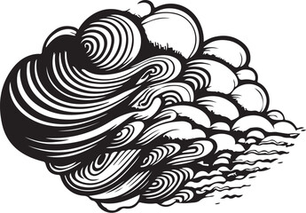 Eternal Clouds: The Dance of Ink and Sky
