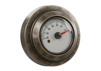 Detailed Analysis of a Vintage Pressure Gauge: A Look into Industrial Measurement Instruments