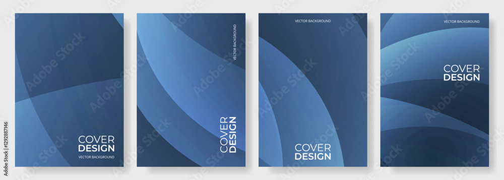 Aufkleber abstract minimalist poster set. modern vertical background collection of cover design vector templat