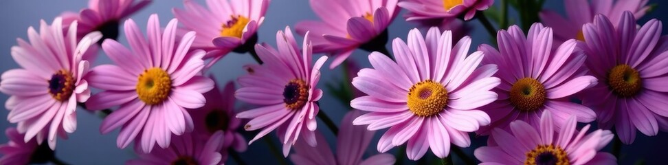 Obraz premium Violet osteospermum daisies in a floral arrangement, decoration, osteospermum, flowers