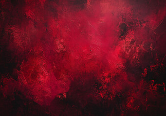 Detailed red grunge background with spots and stains 
