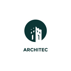 Architec logo design icon vector illustration