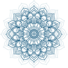 Line art coloring page of manda vector 