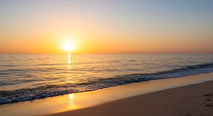 Obraz premium beach at sunrise