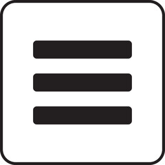 Fototapeta premium menu icons, menu vector.