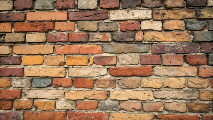 Obraz premium Close Up old red brick wall background texture. Design Illustration