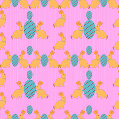 seamless pattern with birds